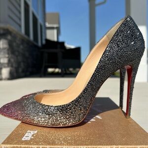 Christian Louboutin Pigalle Follies Strass 40.5